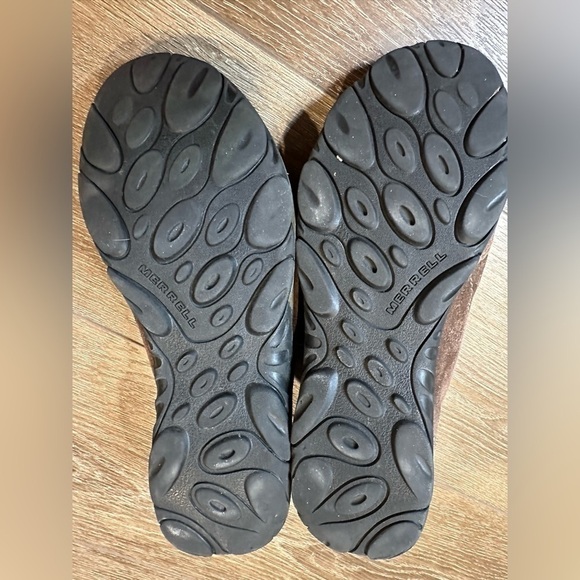 Merrell Sight Lace Bracken Brown Suede Shoes Boys 6 Women’s 8 - Picture 6 of 9